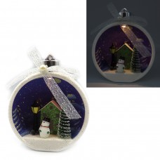 Елочный шар LED КР-0087 Рождество, 3D фигурка, 14х12х7см