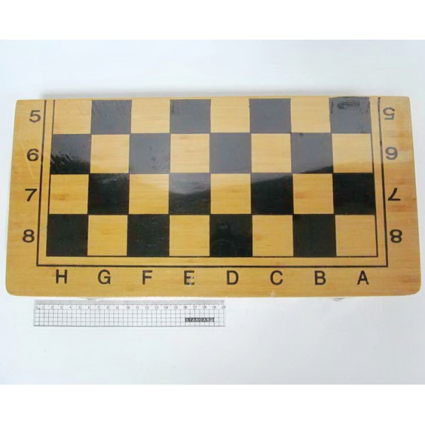 Игра настольная G0792B Шашки, шахматы, нарды,  в деревянной коробке, 50х50см