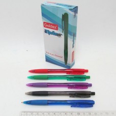 Ручка шариковая масляная автоматическая Goldex Индия #1002 Tip Star Blue 1мм синяя
