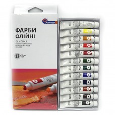 Набор красок масло EO1212C-3 Basics, пластиковая туба,12цветов х12мл