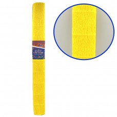 Креповая-бумага J.Otten KR150-80706 150%, тёмно-жёлтый 50*200см, основа 95г/м2, общ.238г/м2 OPP