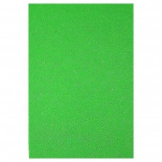 Фетр HQG170-014 HARD 170GSM 1,2мм Зеленый Glitter 10штук, A4