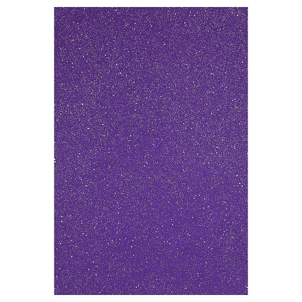 Фетр HQG170-036 HARD 170GSM 1,2мм Темно-фиолетовый Glitter 10штук,  A4,