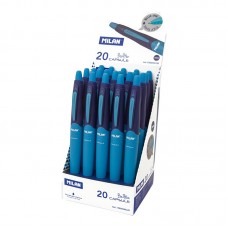 Ручка шариковая автомат ТМ  MILAN 17656590120  Capsule 1мм   синяя