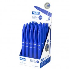 Ручка шариковая автомат ТМ  MILAN 1765679120  UNO  1мм   синяя