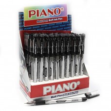 Ручка шариковая масляная "Piano" "Classic" РT-195-C, черная, с грипом, упаковка 50штук