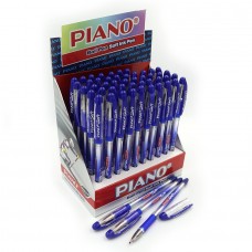 Ручка шариковая масляная "Piano" "Soft" PT-197, синяя, с грипом