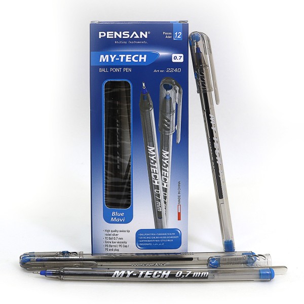 Ручка шариковая Pensun 2240 My Tech 0,7мм синяя