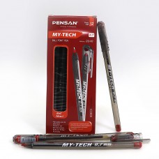 Ручка шариковая Pensun 2240-RD My Tech 0,7мм красная