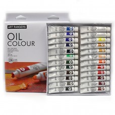 Набор красок масло EO2412C-4 Art ranger, пластиковая туба, подложка, 24цветов х12мл