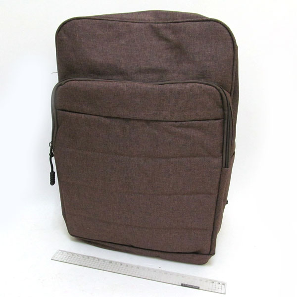 Рюкзак  молодежный 2682 Brown, 2 отдела, отдел для ноута, уплотненная спина, 40х27х12см