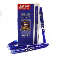 Ручка стираемая  GP-3801 The BEST длина письма увеличена в 8 раз, 0,5мм, синяя