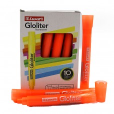 Текстовыделитель Luxor 4133T Gloliter флюорисцентный 1-3,5mm оранжевый