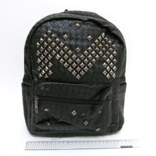 Рюкзак молодежный экокожа 4328 Maria, 2 отдела, с заклепками, 31х27х13см