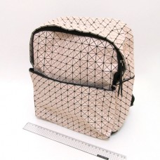 Рюкзак молодежный пиксельный 4474-15-2 Компакт, 2 отделения, 30х25х12см, цвет бежевый