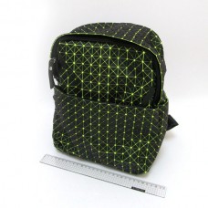 Рюкзак молодежный пиксельный 4474-9 Компакт, 2 отделения, 30х25х12см, цвет черно-зеленый