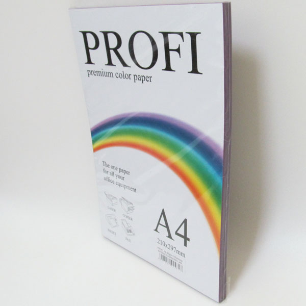 Бумага цветная А4, PROFI Deep Taro №274, 80 грамм, 100 листов, насыщенный фиолетовый