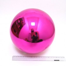 Большой елочный шар 4824-25pin Big pink, 25см, глянцевый