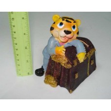 Копилка керамическая DL5240  Тигр с чемоданом