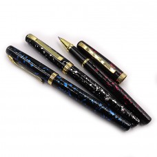 Ручка капилярная металлическая Baixin RP608 синяя, микс корпсуов