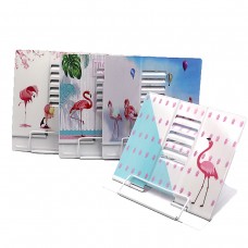 Подставка для книг IMG_6252В Фламинго, металлическая, 22х21см, микс расцветок