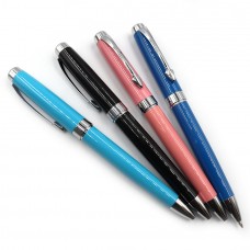 Ручка шариковая металлическая поворотная Baixin BP841(1-2-3-4) синяя