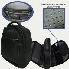Рюкзак  молодежный 8703 Simple, 3 отдела, уплотненная спина, отдел для ноута, органайзер, 46х35х15см