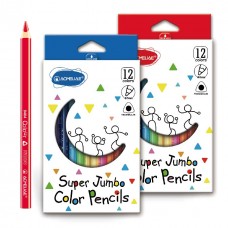 Набор цветных карандашей Acmeliae 9404-12 Super Jumbo треугольные 12цв. 5мм