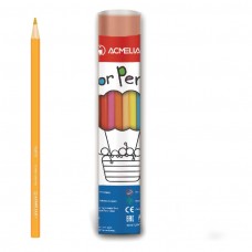 Набор цветных карандашей Acmeliae 9801-12 шестигранные, металлический тубус 12цв. 3мм