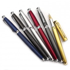 Ручка капилярная металлическая Baixin RP988P синяя, микс корпусов