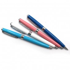 Ручка шариковая металлическая поворотная Baixin BP917 синяя, микс корпусов