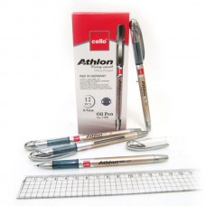 Ручка масялная Athlon CL-1166, 0,7мм, синяя