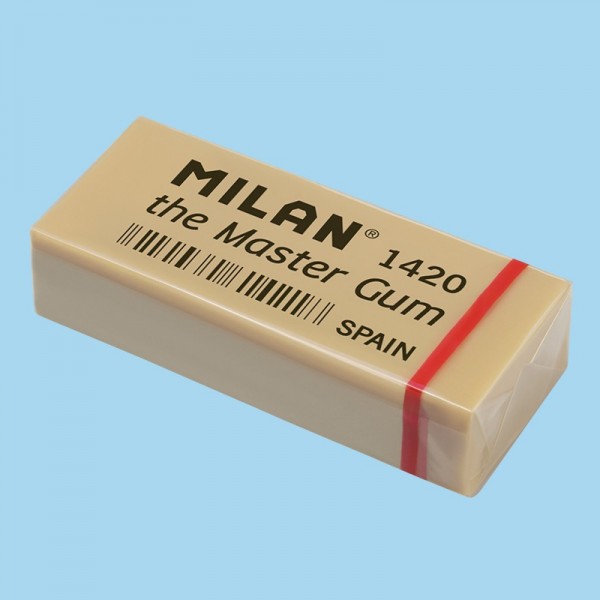 Ластик TM MILAN CMM1420-05 Master Gum прямоугольный 5,5*2,3*1,3см. индивидуальная упаковка