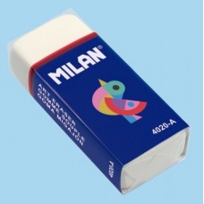Ластик TM MILAN CMM4020A прямоугольный белый 5,5*2,3*1,3см. индивидуальная упаковка