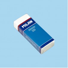 Ластик TM MILAN CPM320 прямоугольный белый 6,1*2,3*1,2см. индивидуальная упаковка