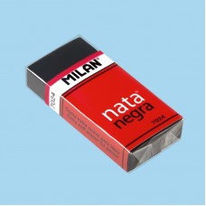 Ластик TM MILAN CPM7024CF прямоугольный черный 5*2,3*1см, индивидуальная упаковка