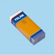 Ластик TM MILAN CPM720 DUO прямоугольный 6,1*2,3*1,2см, индивидуальная  упаковка