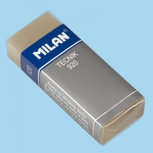 Ластик TM MILAN CPM920 Tecnik прямоугольный 6,1*2,3*1,2см. индивидуальная упаковка