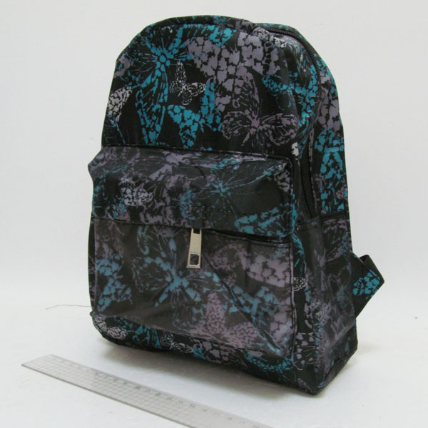 Рюкзак с карманом DSCN0620-S-2 Бабочки 27х21х9см 0620-1