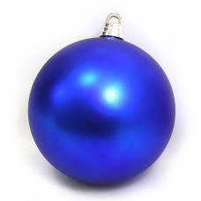 Елочный шар DSCN0980-30 BLUE, D30см, матовый