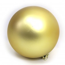 Большой елочный шар 0980-25G GOLD, 25см, матовый