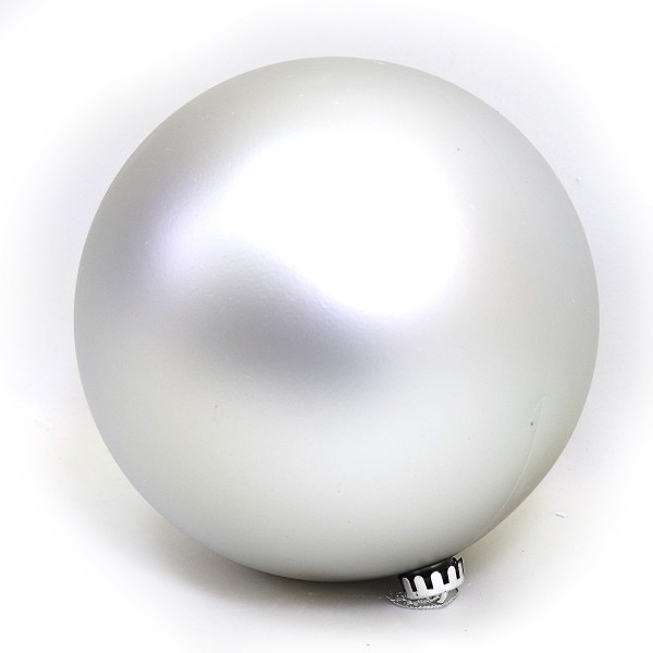 Елочный шар DSCN0980-15 SILVER, D15см, матовый