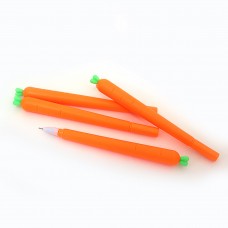Ручка детская с игрушкой  "Морковка" DSCN1680  гелевая, синяя, микс корпусов