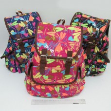 Рюкзак-мешок молодежный 7030 Стрекоза, 4 отдела, 39х30х15см, микс расцветок