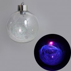 Елочный шар LED DSCN9976 Нити, разный свет, D10см