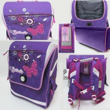 Рюкзак-коробка детский EXPERT-А Бабочка, магнитный замок EasyLock, усиленная спина, светоотражатели, 38х30х15см