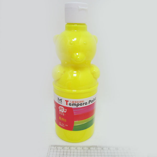 Краска Tempera FTP520-107  520ml неоновая желтая