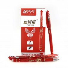 Ручка гелевая стираемая GP-3176-RD, 0,38мм, красная