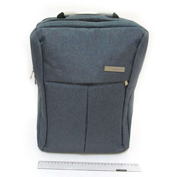 Рюкзак молодежный 2728 Classic Grey, 2 отдела, отдел для ноута, металлическая ручка, 40х29х10см