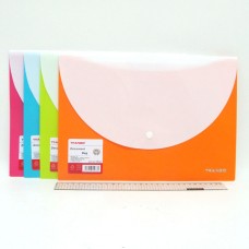 Папка-конверт с кнопкой Style IMG3617-A4, 33х23,5см, 20S, микс расцветок